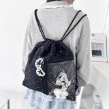 【ドット＆スター】クリアポケットナップサック | Outfitter lab | 詳細画像6 
