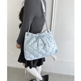 ライトブルー | スタービジューキルティングチェーンバッグ | Outfitter lab