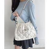 オフホワイト | スタービジューキルティングチェーンバッグ | Outfitter lab