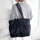 ジップ開閉フリルトートバッグ | Outfitter lab | 詳細画像12 