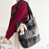 レオパード/チェック ボアトートバッグ  | Outfitter lab | 詳細画像20 
