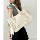 アイボリー | サイドポケットベルトハンドルバッグ | Outfitter lab
