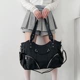 サイドポケットスタッズショルダーバッグ | Outfitter lab | 詳細画像9