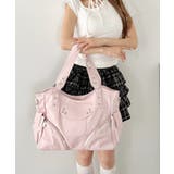ピンク | サイドポケットスタッズショルダーバッグ | Outfitter lab