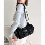 ブラック | ベルトポケットスエードショルダーバッグ | Outfitter lab