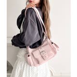 ピンク | ベルトポケットスエードショルダーバッグ | Outfitter lab