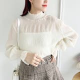 シャーリングシアーブラウス | Outfitter lab | 詳細画像12 