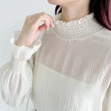 シャーリングシアーブラウス | Outfitter lab | 詳細画像16 