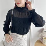 シャーリングシアーブラウス | Outfitter lab | 詳細画像20 
