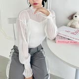 シャーリングシアーブラウス | Outfitter lab | 詳細画像9 