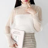 ドットチュールシャーリングブラウス | Outfitter lab | 詳細画像12