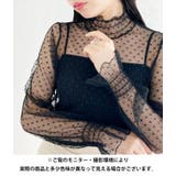 ドットチュールシャーリングブラウス | Outfitter lab | 詳細画像14