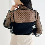 ドットチュールシャーリングブラウス | Outfitter lab | 詳細画像7