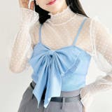 ドットチュールシャーリングブラウス | Outfitter lab | 詳細画像9