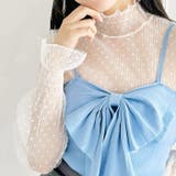 ドットチュールシャーリングブラウス | Outfitter lab | 詳細画像10
