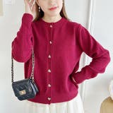 ハートボタンニットカーディガン | Outfitter lab | 詳細画像12 