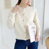ハートボタンニットカーディガン | Outfitter lab | 詳細画像22 