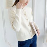 ハートボタンニットカーディガン | Outfitter lab | 詳細画像23 
