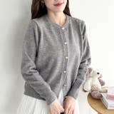ハートボタンニットカーディガン | Outfitter lab | 詳細画像6 