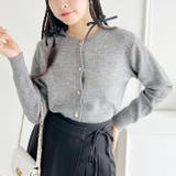 ハートボタンニットカーディガン | Outfitter lab | 詳細画像9 