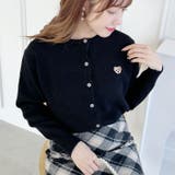 ワンポイントくま刺繍カーディガン | Outfitter lab | 詳細画像12 