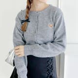ワンポイントくま刺繍カーディガン | Outfitter lab | 詳細画像16 