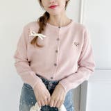 ワンポイントくま刺繍カーディガン | Outfitter lab | 詳細画像5 