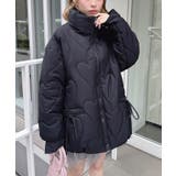 ブラック | ハートキルティングオーバージャケット | Outfitter lab