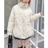 アイボリー | ハートキルティングオーバージャケット | Outfitter lab