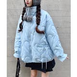 ライトブルー | ハートキルティングオーバージャケット | Outfitter lab