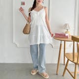 コットンガーゼフリルキャミワンピース | Outfitter lab | 詳細画像9