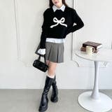 リボンジャガードニットトップス | Outfitter lab | 詳細画像9 
