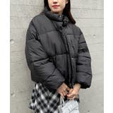 ブラック | ショートパファーダウンジャケット | Outfitter lab