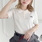 リボン刺繍ポロシャツ | Outfitter lab | 詳細画像6 