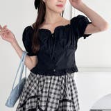 コルセットリボンフリルブラウス | Outfitter lab | 詳細画像19