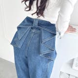 バックリボンデニムパンツ | Outfitter lab | 詳細画像7