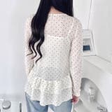 裾フリルドットティアードトップス | Outfitter lab | 詳細画像12 