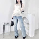 裾フリルドットティアードトップス | Outfitter lab | 詳細画像14 