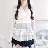 裾フリルドットティアードトップス | Outfitter lab | 詳細画像5 