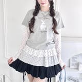 裾フリルドットティアードトップス | Outfitter lab | 詳細画像8 