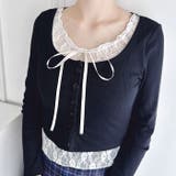 レースリボンレイヤードトップス | Outfitter lab | 詳細画像18 