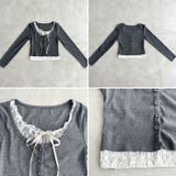 レースリボンレイヤードトップス | Outfitter lab | 詳細画像30 