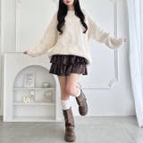 【チェック&無地】ウールライクフリルミニスカパン | Outfitter lab | 詳細画像24