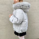 ボリュームフェイクファーフードパデッドジャケット | Outfitter lab | 詳細画像16 