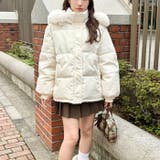 ボリュームフェイクファーフードパデッドジャケット | Outfitter lab | 詳細画像9 