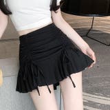 ギャザーリボン裾プリーツミニスカパン | Outfitter lab | 詳細画像11 
