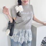 レーススカートレイヤーブラキャミソール | Outfitter lab | 詳細画像8