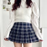 チェックプリーツミニスカパン | Outfitter lab | 詳細画像18 