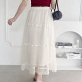 ヴィンテージライクドットチュールスカート | Outfitter lab | 詳細画像15 