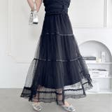 ヴィンテージライクドットチュールスカート | Outfitter lab | 詳細画像21 